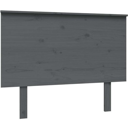  Uzglavlje za krevet sivo 104 x 6 x 82 5 cm od masivne borovine Slike