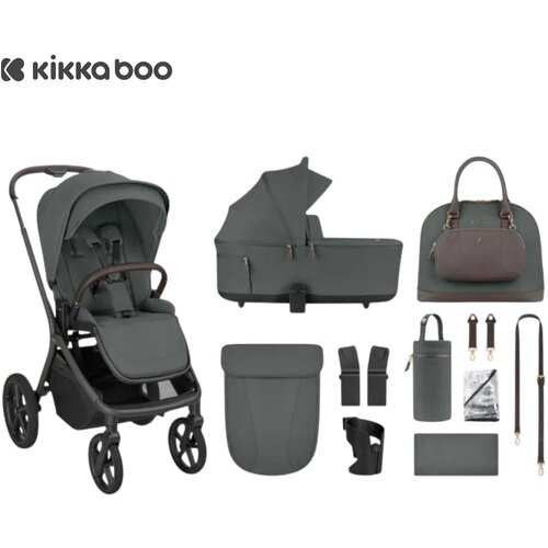 Kikka Boo platinum otro&scaron;ki voziček 2v1 goya&trade; olive Cene