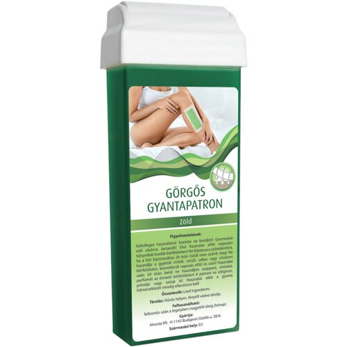 X EPIL Patrona smole s valjkom - sa &amp;scaron;irokom glavom valjka (100 ml) - zelena Slike