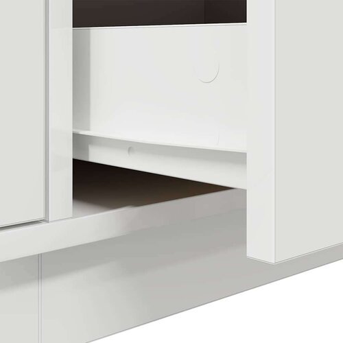 vidaXL TV ormarić s LED svjetlima bijeli 193,5x41x50 cm Cene
