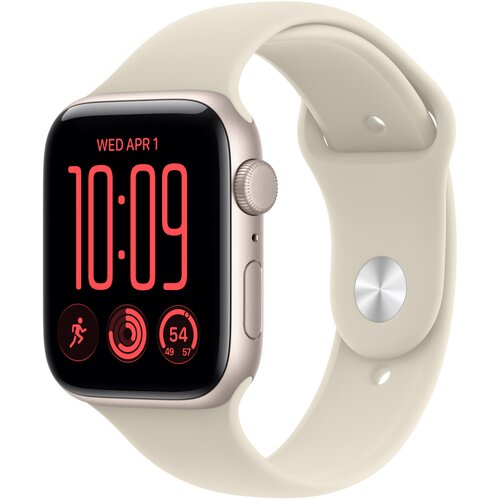 Apple Watch SE 3 GPS 44 mm Starlight pametna ura sa Sport narukvicom M/L Slike
