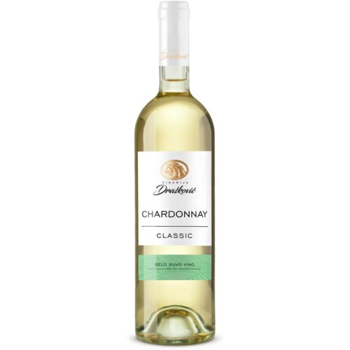 Vinarija Dra&amp;scaron;ković Belo vino DRA&amp;Scaron;KOVIĆ chardonnay 0,75l Slike