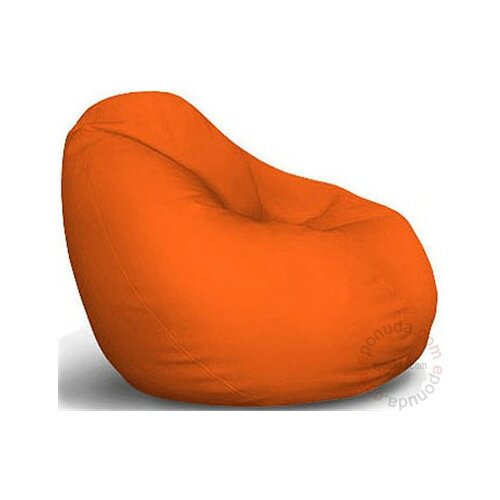 Gocherr Lazy Bag fotelja od eko kože narandžasta S Slike