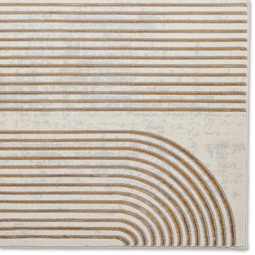 Think Rugs Svetlo siva/v zlati barvi preproga 80x150 cm Apollo &amp;ndash; Slike