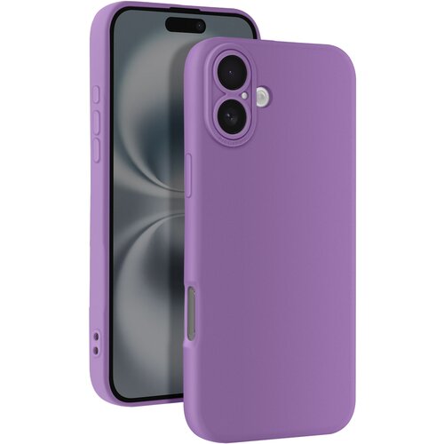 AVIZAR Ohi&scaron;je za iPhone 16 Plus Silikonsko gladko za&scaron;čiteno ohi&scaron;je za fotoaparat, Vijolična, (5000015132) Cene