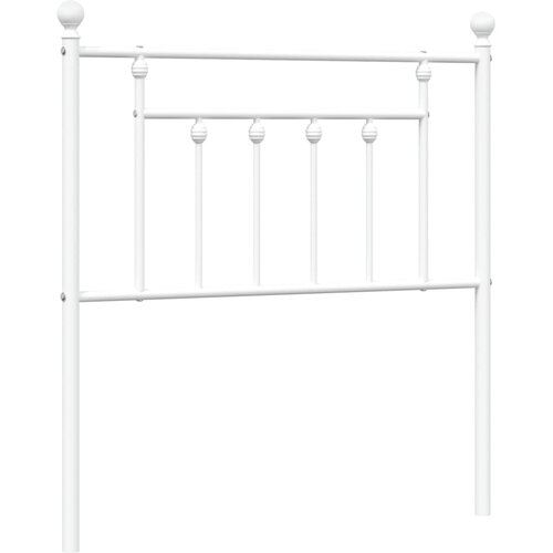  Metalno zamjensko uzglavlje bijelo 80 cm Slike