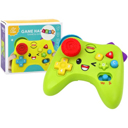  joystick za dojenčke intenzivne zelene barve z zvočnimi in svetlobnimi učinki Cene