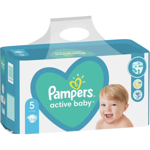 Pampers pelene MB 5 junior 11-16kg 110kom Slike