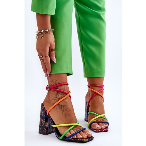 Boto FG2 Fashionable High Heel Sandals Multicolour Josette Slike
