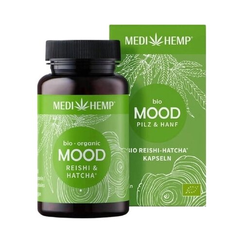 MEDIHEMP Bio MOOD Reishi-HATCHA - kapsule Slike