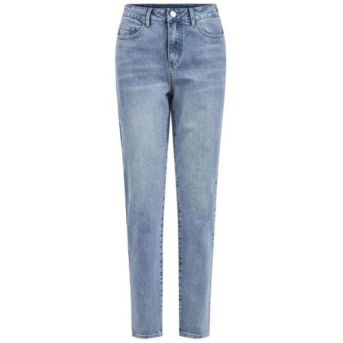 Vila Hlače Mommie Jeans - Light Blue Denim Modra Slike