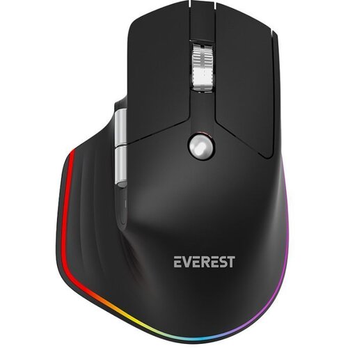  Mi&amp;scaron; Everest SMW- 178 Handy 2in1 Bluetooth 2,4GHz White Rechargeable 4000 DPI Horizontal/Vertical Wheel Ergonomic RGB Mouse, 4104 Slike