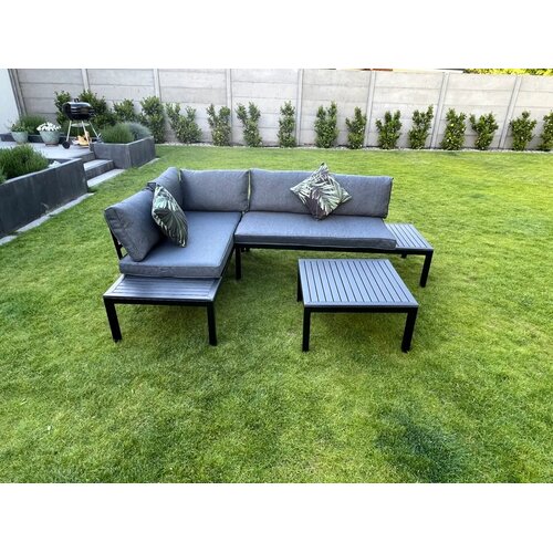 Bello Giardino Vrtna sjedeća garnitura VENTO II-crna Slike
