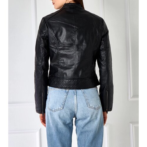 Gemre Black biker jacket eco-leather Chauss&amp;eacute;e Slike