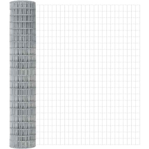  Euro Ograda s Betonskom Podlogom 10 x 1,4 m Srebrna Slike