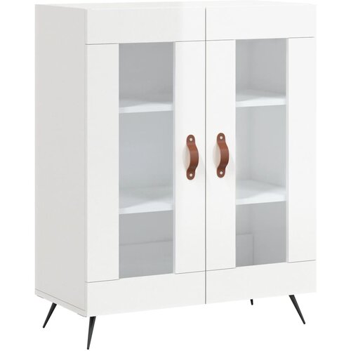 Maison Chic Komoda - Predalnik visok sijaj bela 69,5x34x90 cm inženirski les, (21721723) Slike