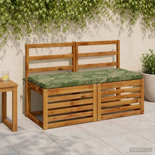  Jastučić za klupu SOEST 100% poliester Dizajn lista - Dezen s listom 120 x 50 x 5 cm Poliester Cijene