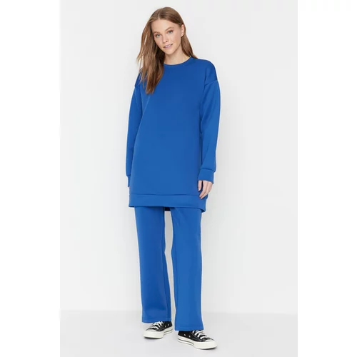 Trendyol Sweatsuit Set - Blue - Relaxed fit