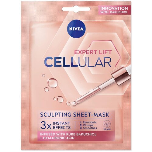 Nivea Hyaluron Cellular Filler 10 Minutes Sheet Mask maska za popunjavanje bora i učvr&scaron;ćivanje lica 1 kom Cijene