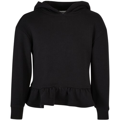 Urban Classics Kids Girls Organic Volants Hoody black Slike