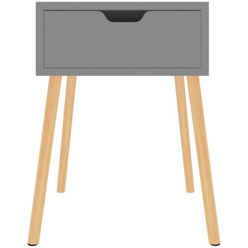 VidaXL noćni ormarići 2 kom sivi 40 x 40 x 56 cm od iverice Slike