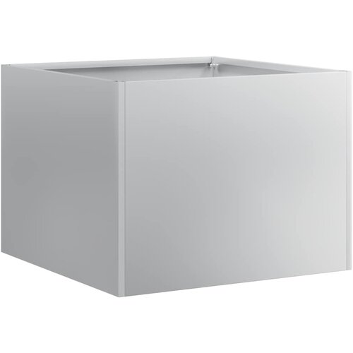 Maison Chic Cvetlični Lonec - Cvetlično korito 40x40x30 cm Pocinkano jeklo, (21788792) Slike
