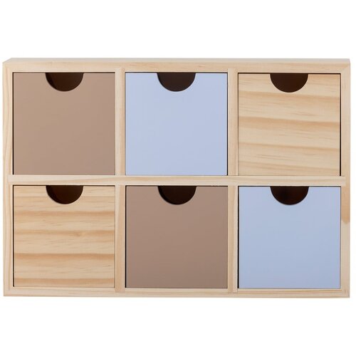 Bloomingville Mini Drveni organizator za dječje igračke u prirodnoj boji 27x8x18 cm Calle &amp;ndash; Slike