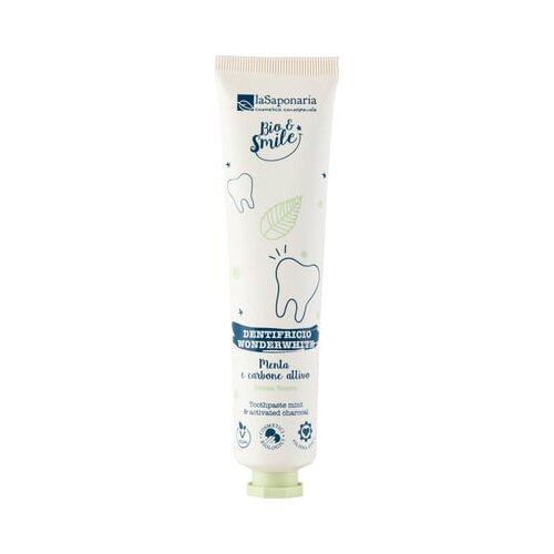 La Saponaria wonderWhite pasta za zube - menta i aktivni ugljen Slike