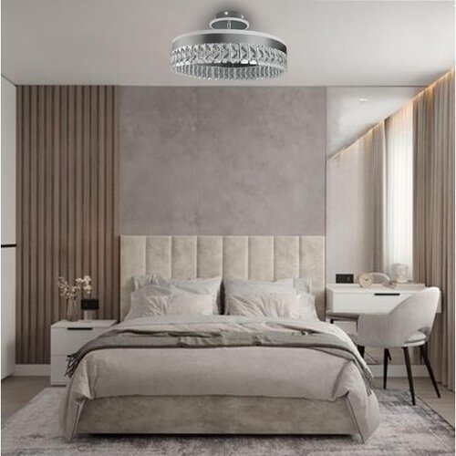  LED prigu&amp;scaron;iva plafonski luster LED/75W/230V 3000-6500K hrom + daljinski upravljač Slike