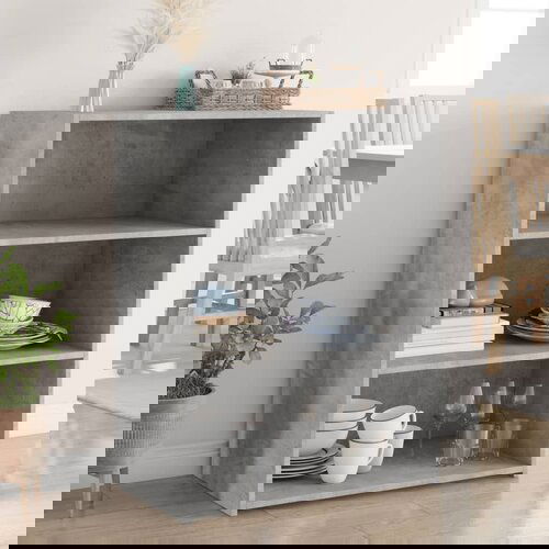 vidaXL Komoda siva boja betona 70x41x93 cm od konstruiranog drva Cijene