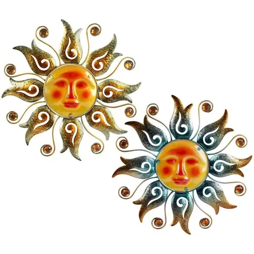 Signes Grimalt Kipci in figurice Sončni Stenski Ornament 2 Enoti Oranžna