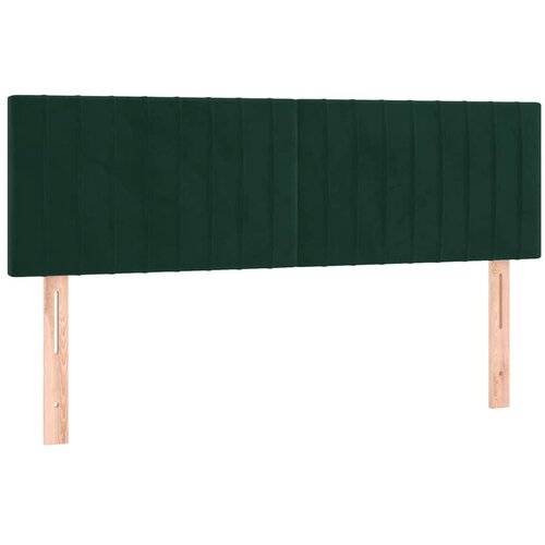  Krevet box spring s madracem LED tamnozeleni 140x190 cm bar&amp;scaron;un Slike