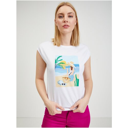 Orsay White Women&amp;#039;s T-Shirt - Women Slike