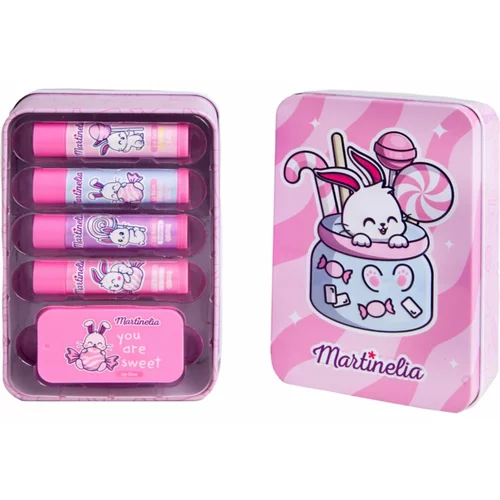 Martinelia Yummy Lip Care Tin Box darilni set 3y+(za otroke)