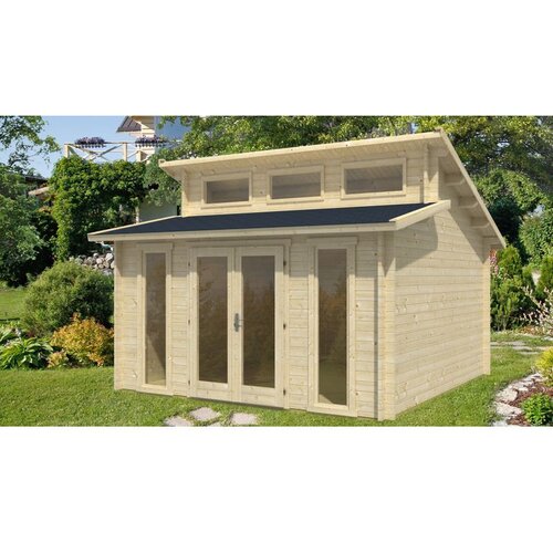 Male kuće Drvena kuća LANGEOOG B 470 × 350 cm sa šindrom Cene