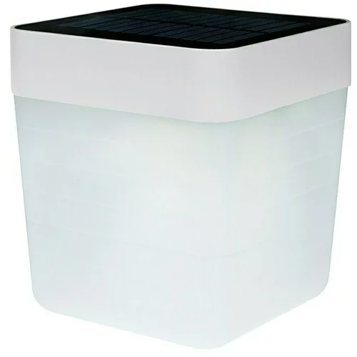 LUTEC Stolna LED svjetiljka Table Cube (S 1 žaruljom, 1 W, Visina: 12 cm, Srebrne boje)