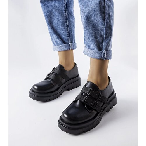 Gemre Black platform oxfords Prospero Cene