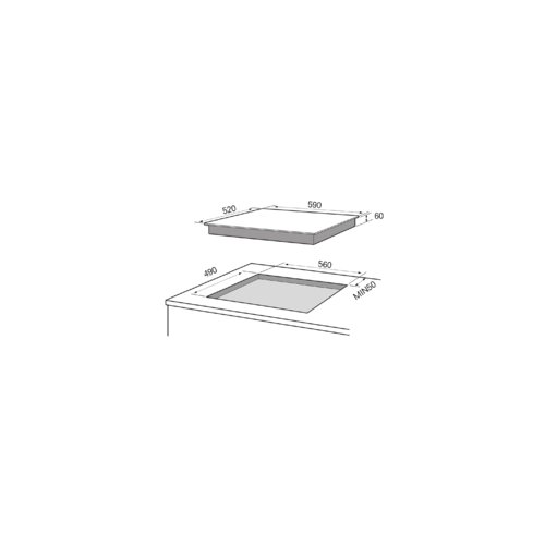 Master Kitchen MKHC 6042 D-O BK Slike