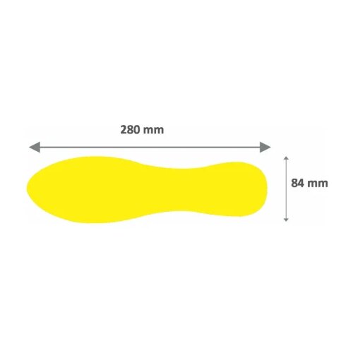  Simboli za podno obeležavanje "stopalo" 1/10 Tarifold žuta Cene