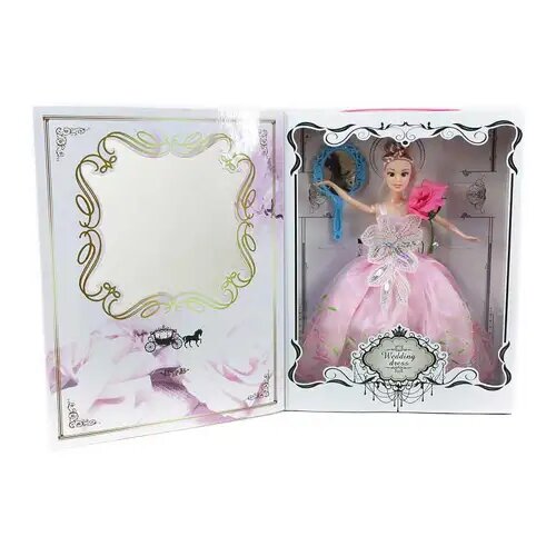 Magic Toys Lutka u ružičastoj vjenčanici sa dodacima 30cm Cene