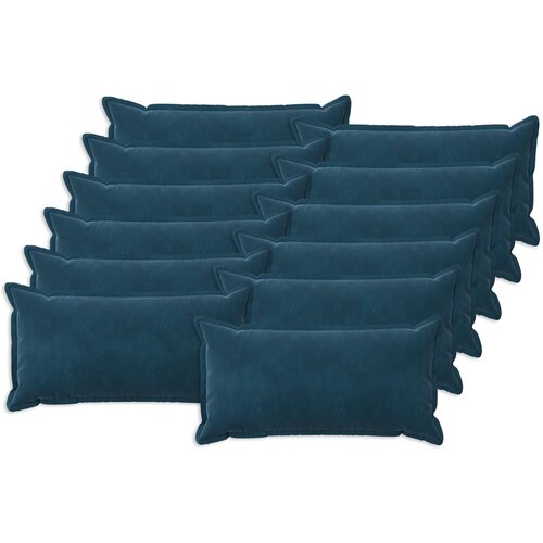 Presvlaka za jastuk 12 pcs HOUTEN Plava 40 x 80 cm Baršun Cene