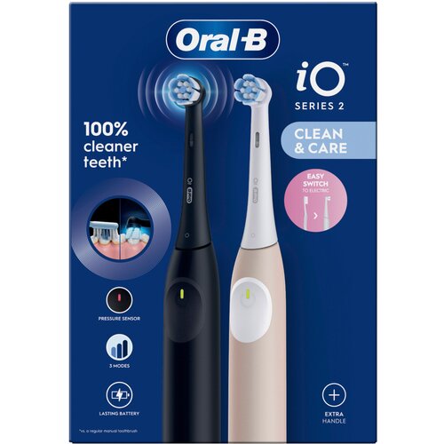 Oral-b iO serija 2 Night Black/Calm Pink Elektricne cetkice za zube Slike