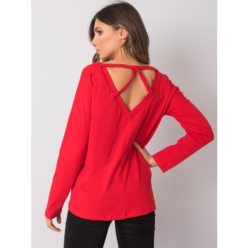 RUE PARIS Blouse-RV-BZ-7315.39X-red Slike