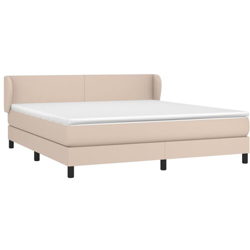  box spring s madracem cappuccino 180x200 cm umjetna koža Slike