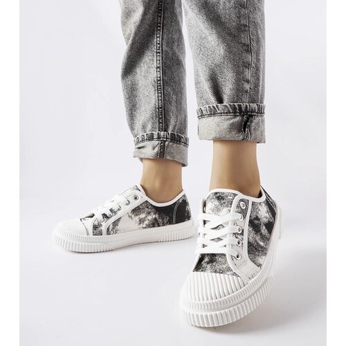 Gemre Black Washed Effect Sneakers Clavet Cene