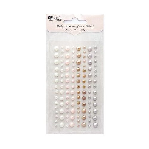  Dekorativne perle Mocca Cream - 120 kom (pribor za izradu nakita) Slike
