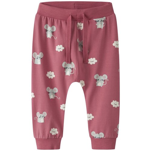 Name it hlače trenirka DH 13226055 D roza 74 Slike