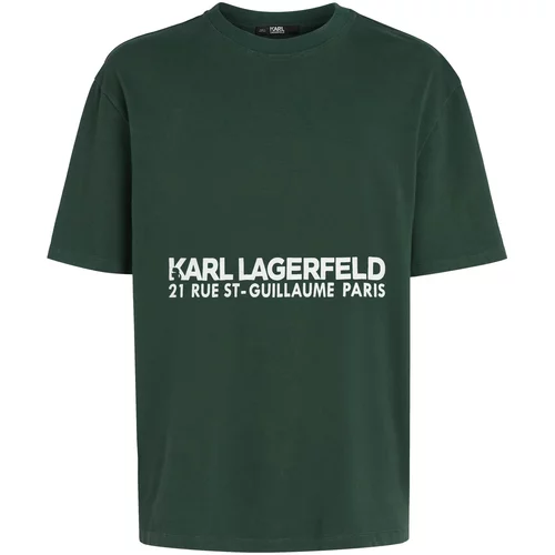 Karl Lagerfeld Majica zelena / bela