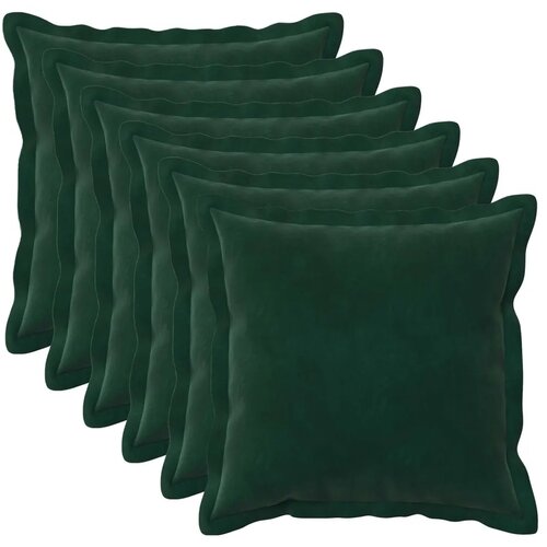  Presvlaka za jastuk 6 pcs HOUTEN Tamnozelena 40 x 40 cm Bar&scaron;un - Tamnozelena 40 x 40 cm 6 Cijene