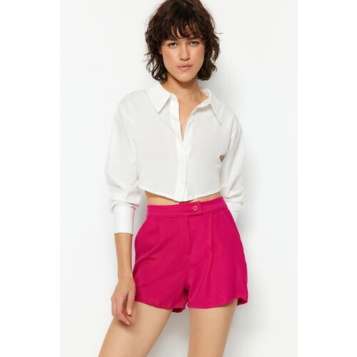 Trendyol Shorts - Pink - Normal Waist Cene